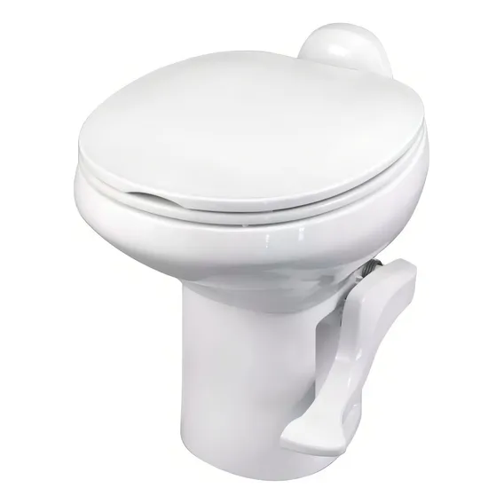 Vaso Sanitario Thetford Style Ii Alto Com Pedal Ceramica Cor Branco Foto 1