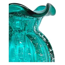 Vaso Trouxinha De Vidro Murano - Verde Esmeralda Foto mini 3