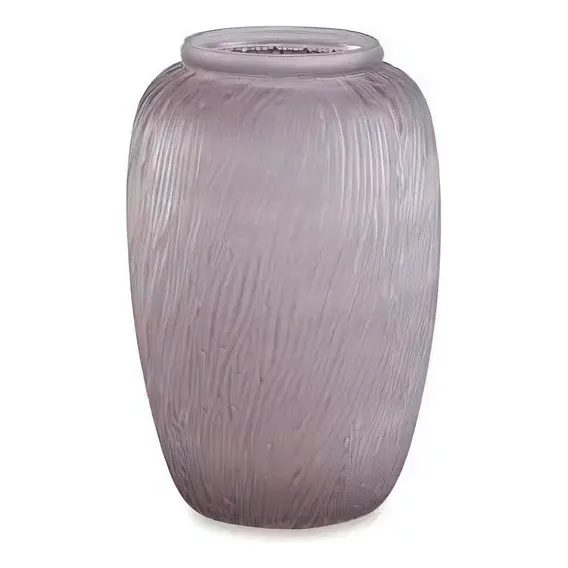 Vaso Vidro Cinza Foto 1