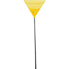 Vassoura Para Grama Plástica 24 Dentes Com Cabo - Vonder Foto mini 1
