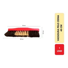Vassoura Pelo Natural Crina 40 Cm #sem Cabo Foto mini 1