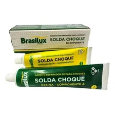 Veda Choque Brasilux Solda Choque P/ Plasticos - 300g Foto  mini 1