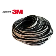 Veda Fresta Fita Adesiva Escova P/ Janela Porta 5x7 5 Metros Cor Preto Foto mini 1