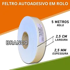Veda Fresta Fita Feltro Adesivo Branco Vedação Janela Porta Foto mini 2