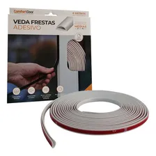 Veda Frestas Comfortdoor 6 Metros 4x8mm Porta Janela Branco Foto mini  2