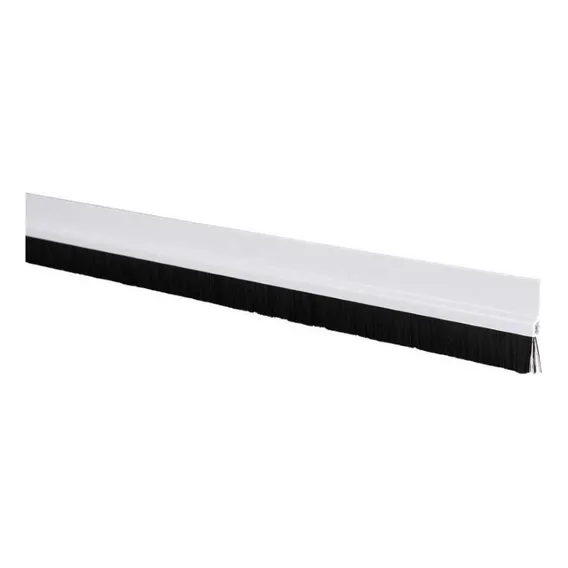 Veda Porta Adesivado Pvc Escova Kala 90cm Branco Foto 1