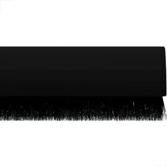 Veda Porta Adesivo Vedação Para Portas 100cm Preto Foto 1