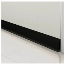 Veda Porta Adesivo Vedação Para Portas 100cm Preto Foto mini 3