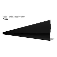 Veda Porta Borracha Pvc Preto C/ Fita Ades 80cm Comfortdoor Foto mini 1