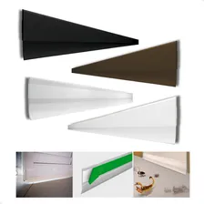 Veda Porta Borracha Pvc Preto C/ Fita Ades 80cm Comfortdoor Foto mini 4