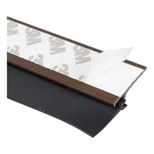 Veda Porta Rodapé Adesivo 90cm Rodo Silicone Protetor Cor Veda porta marrom Frizo Foto mini 3