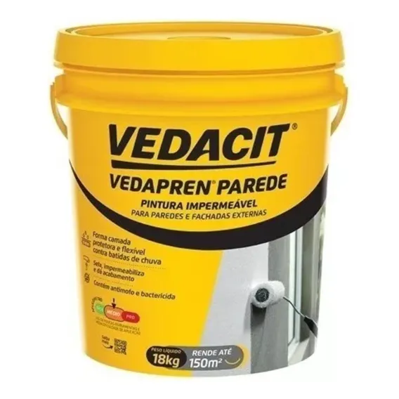 Vedapren Parede Branco 18kg Vedacit Foto 1