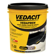 Vedapren Preto Manta Líquida À Base De Asfalto 18l Vedacit Foto  mini 1
