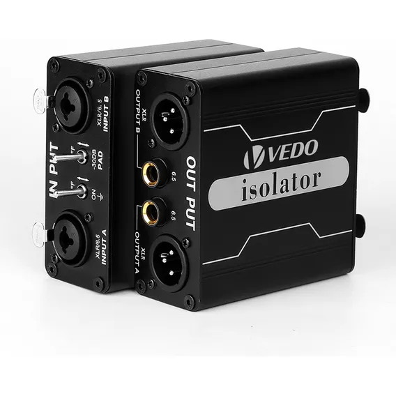 Vedo Gx200 Isolador Áudio Com Cancelamento Ruído Som Atual Cor Preto 110/220v Foto 1