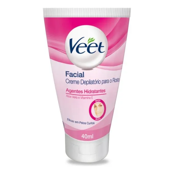 Veet creme depilat贸rio facial 40ml Foto 1