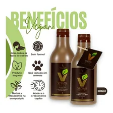 Vegan Hair Escova Orgânica De Biotina 2x300ml Foto mini 4