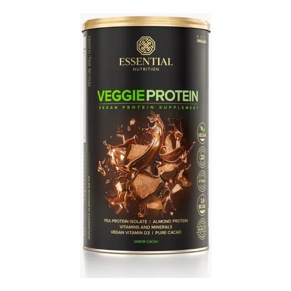 Veggie Protein Essential Nutrition cacao 455g Foto 1