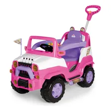 Veículo a pedais removível Calesita Quadriciclo Infantil cor rosa Foto mini 2
