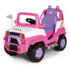 Veículo a pedais removível Calesita Quadriciclo Infantil cor rosa Foto mini 1