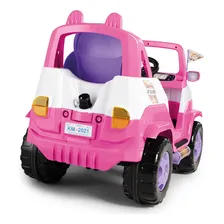 Veículo a pedais removível Calesita Quadriciclo Infantil cor rosa Foto mini 4