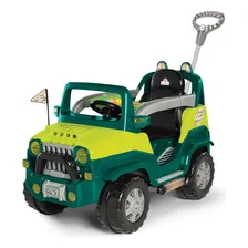 Veículo a pedais removível Calesita Quadriciclo Infantil cor verde Foto mini 2
