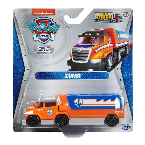 Veiculo Patrulha Canina Big Truck Metal Zuma Sunny 3246 Cor Laranja Foto 1