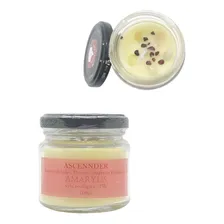 Vela Aromática Floral - Vela Amarylis Quartzo Rosa 100g 25h Foto mini 1