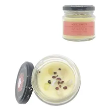 Vela Aromática Floral - Vela Amarylis Quartzo Rosa 100g 25h Foto mini 2
