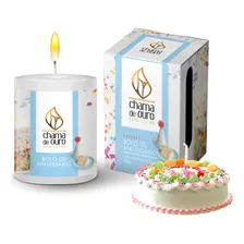 Vela Aromática Perfumada Bolo De Festa Gourmet Foto  mini 1