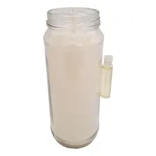 Vela Branca Decorativa Artesanal Aromática Escolha Seu Aroma Foto  mini 1