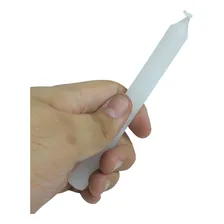 Vela De Cera Comum Grande Duradoura N4 Branca Caixa 192 Uni Foto mini 3