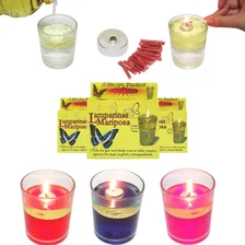 Vela Lamparina Flutuante Mariposa B贸ia Pavio 10p莽s Foto mini 3