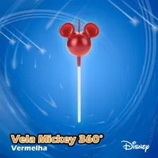 Vela Mickey 360 Vermelha Foto mini  2