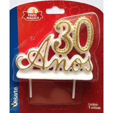 Vela P/ Festa Aniversário 30 Anos Bodas De Pérola Casamento Foto mini  2