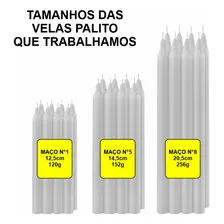 Vela Palito N1 120g Diversas Cores - Casa Fé Cor Branca Foto mini 3
