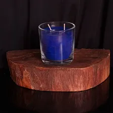 Vela Perfumada Artesanal Em Vidro Personalizada Alecrim Foto mini 4