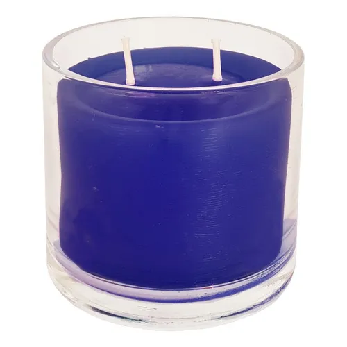 Vela Perfumada Artesanal Em Vidro Personalizada Alecrim Foto 1