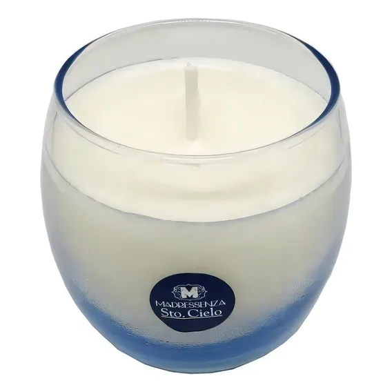 Vela Perfumada Lavanda Toscana Em Vidro - Madressenza -220 G Foto 1