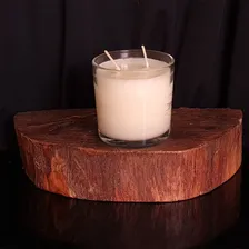 Vela Personalizada Perfumada Artesanal Em Vidro Lavanda Foto mini 4