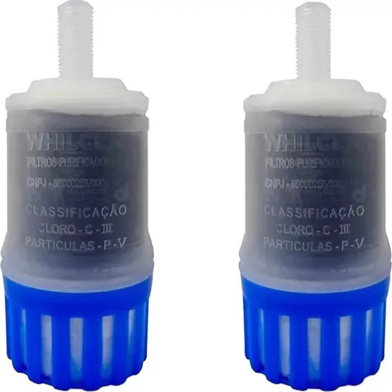 Vela / Refil Com Carvão Ativado Para Torneira Filtro 2 Peças Foto 1