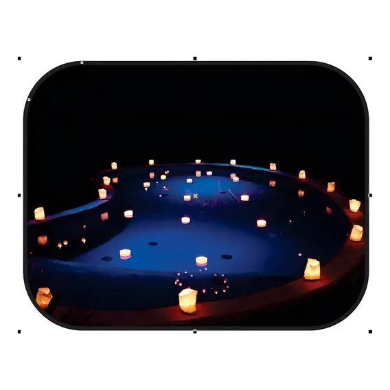 Velas Flutuante Piscina Luminária Kit 20 Unidades Casamento Foto 1