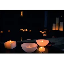 Velas Flutuante Piscina Luminária Kit 20 Unidades Casamento Foto mini 2