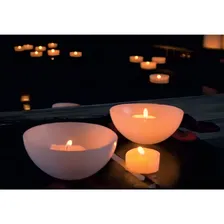 Velas Flutuante Piscina Luminária Kit 20 Unidades Casamento Foto mini 3