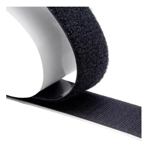 Velcro Fecho Adesivo 38mm 25 Metros Preto Foto 1