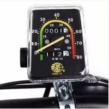 Velocimetro Analogico Bicicleta Ponteiro 80km/h Mobilete Foto mini  3