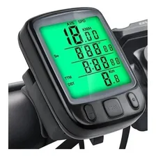 Velocímetro Ciclo Computador Bike Sensor Com Fio Luz Noturna Foto mini  3