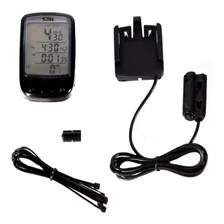 Velocímetro Ciclo Computador Bike Sensor Com Fio Luz Noturna Foto mini  2