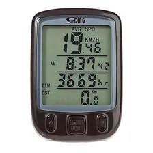 Velocímetro Ciclo Computador Bike Sensor Com Fio Luz Noturna Foto  mini 1