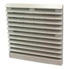 Veneziana Plástica Para Ventilador Com Filtro 120mm X 120mm Cor Cinza Foto mini 1