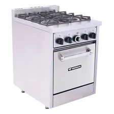 Venâncio Fogão Gás Com Forno Don Bidone Industrial Fdb4f Foto mini 1